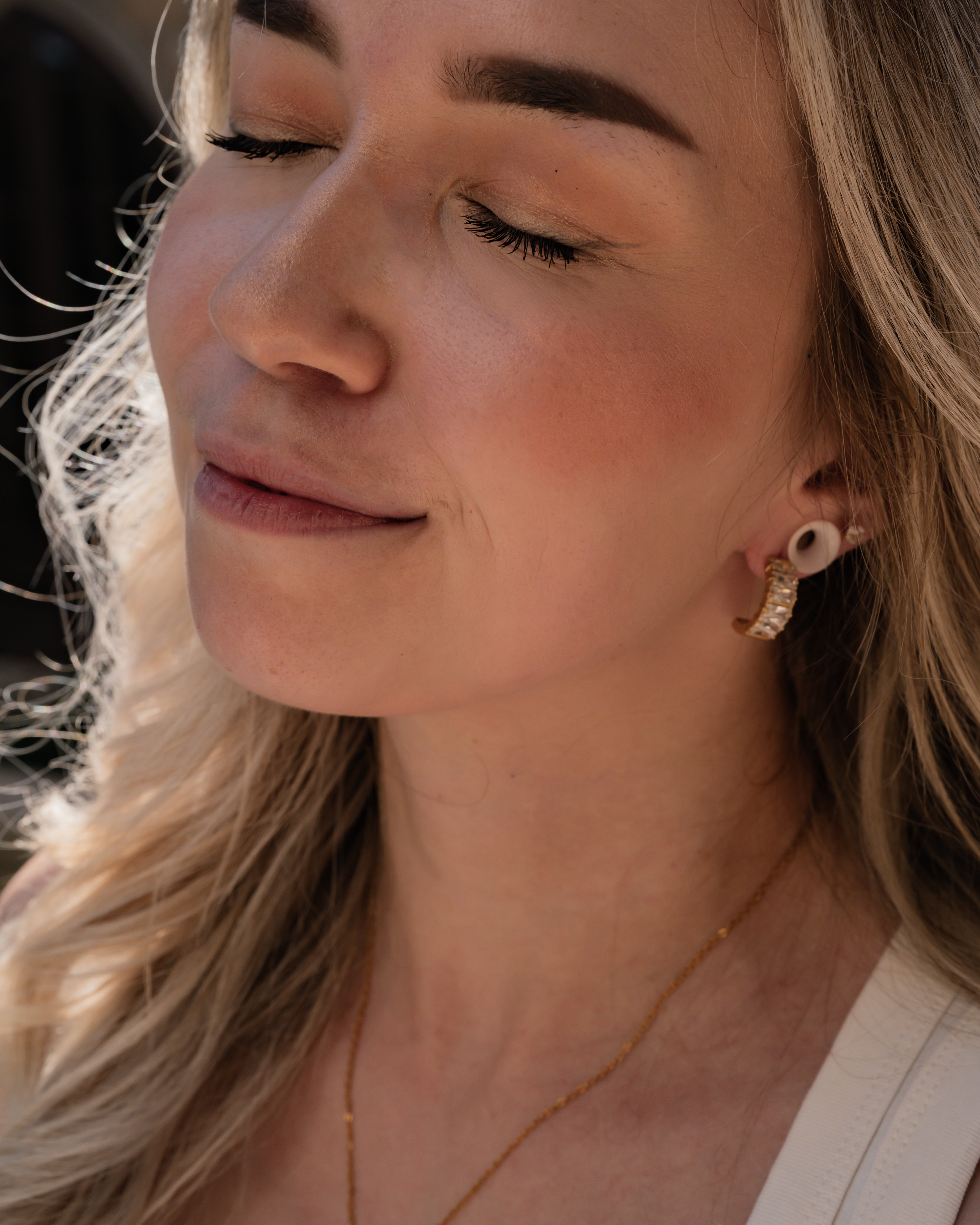 Chunky Sparkle Hoops