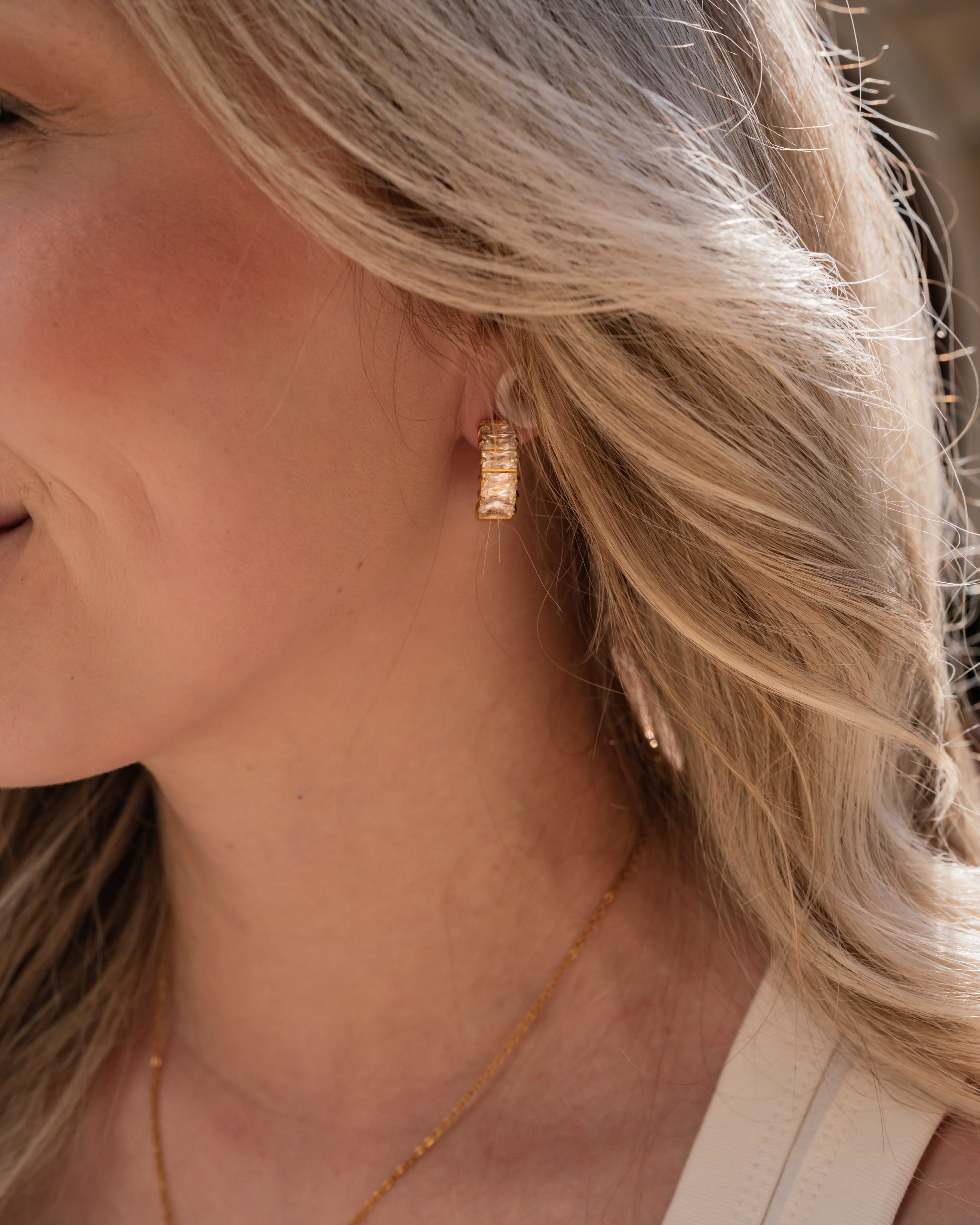 Chunky Sparkle Hoops