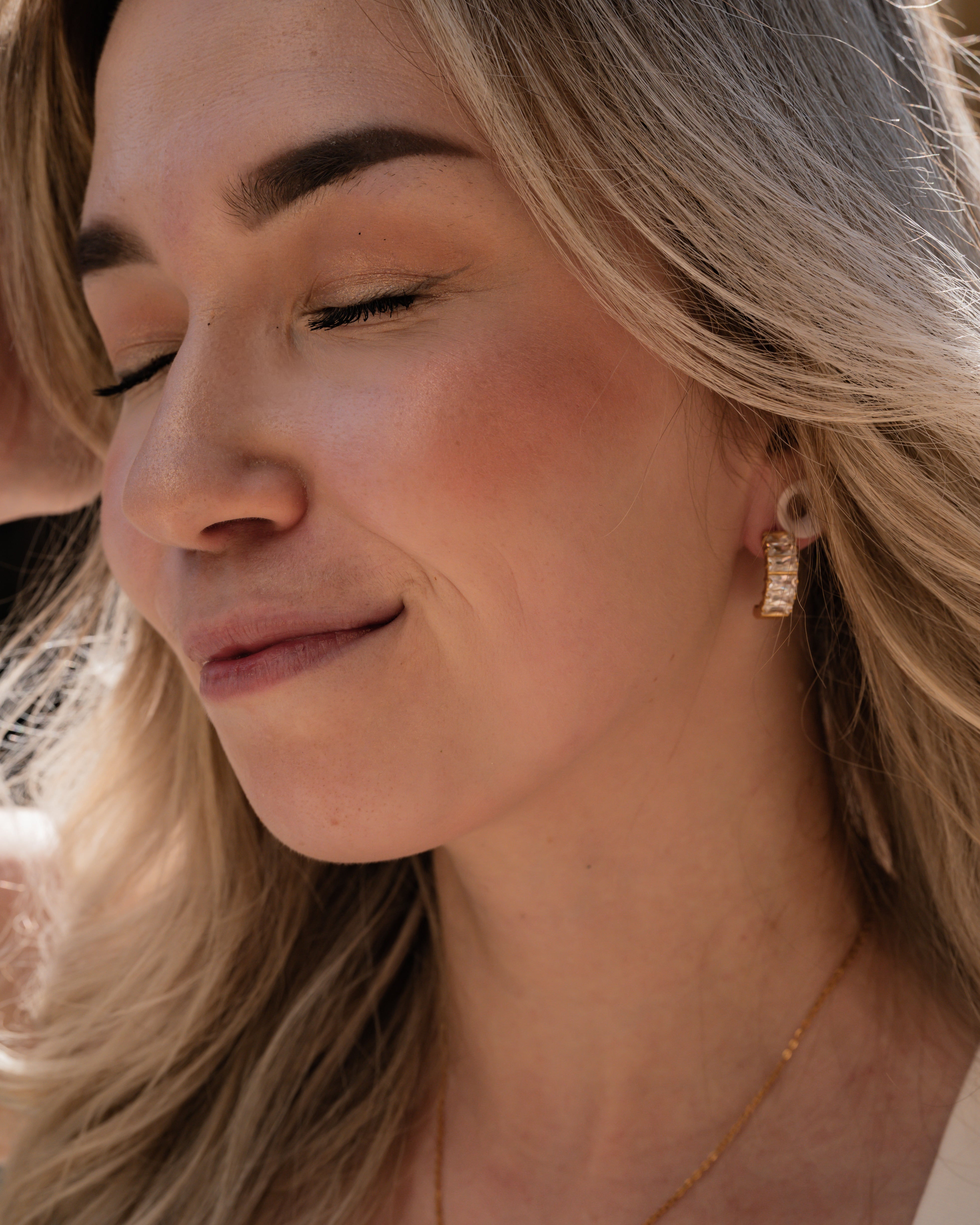 Chunky Sparkle Hoops