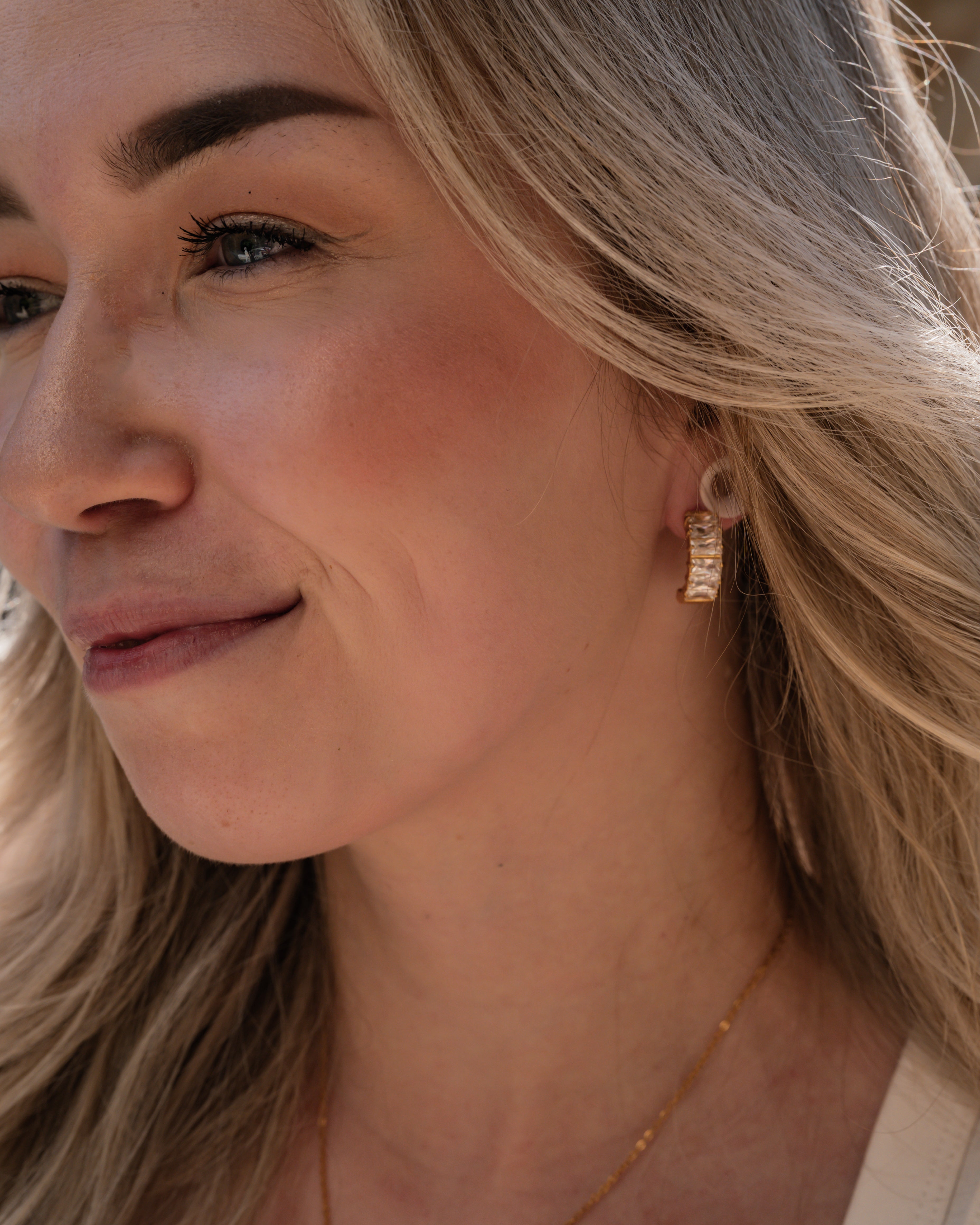 Chunky Sparkle Hoops