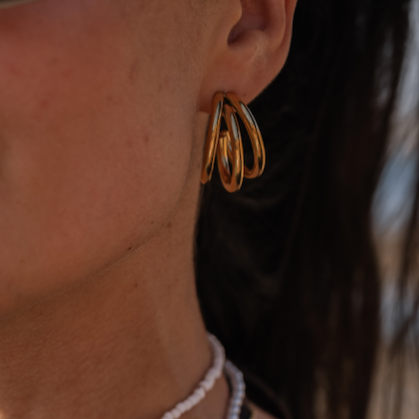 Chunky Tripple Hoops