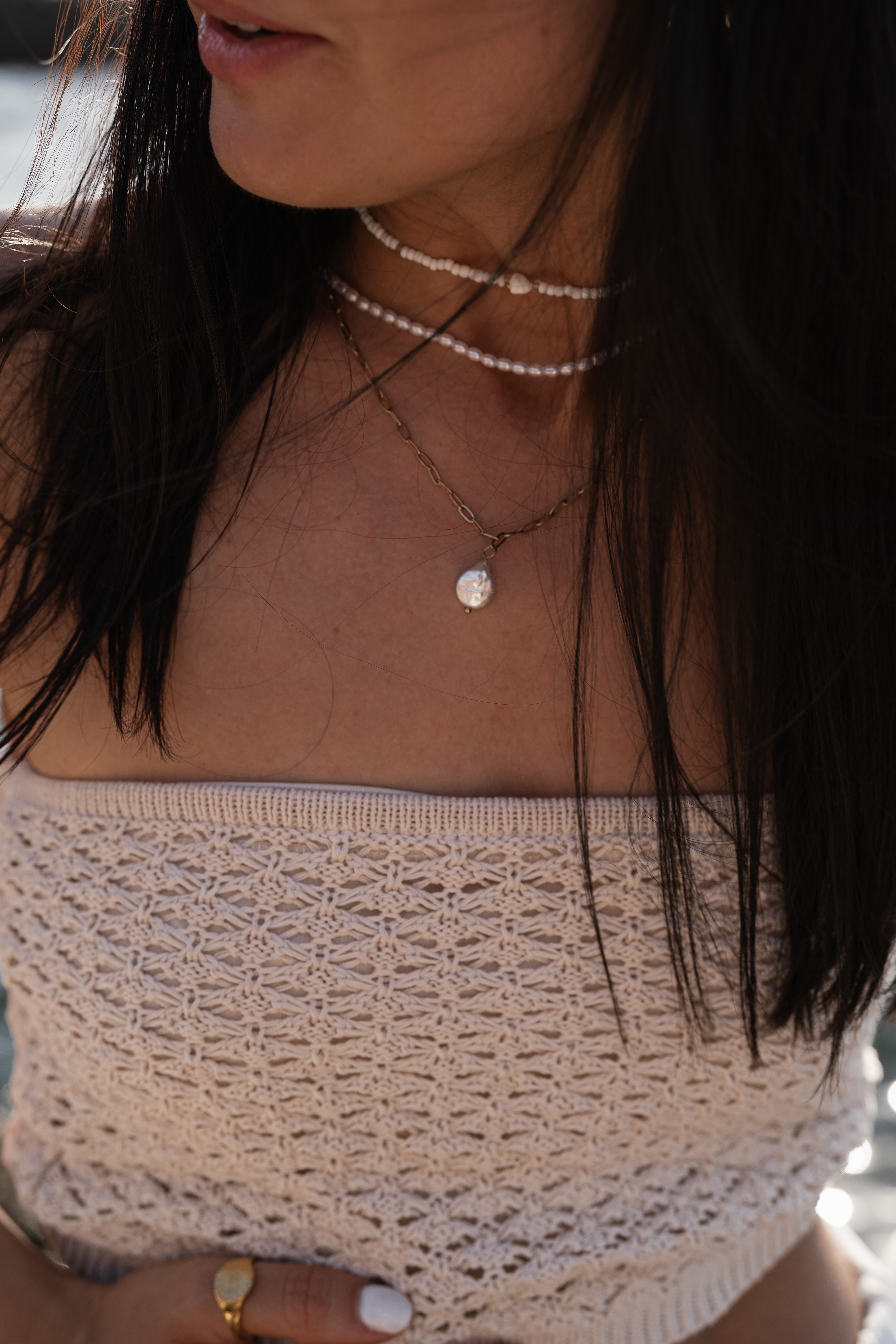 Pearl Chain Halskette