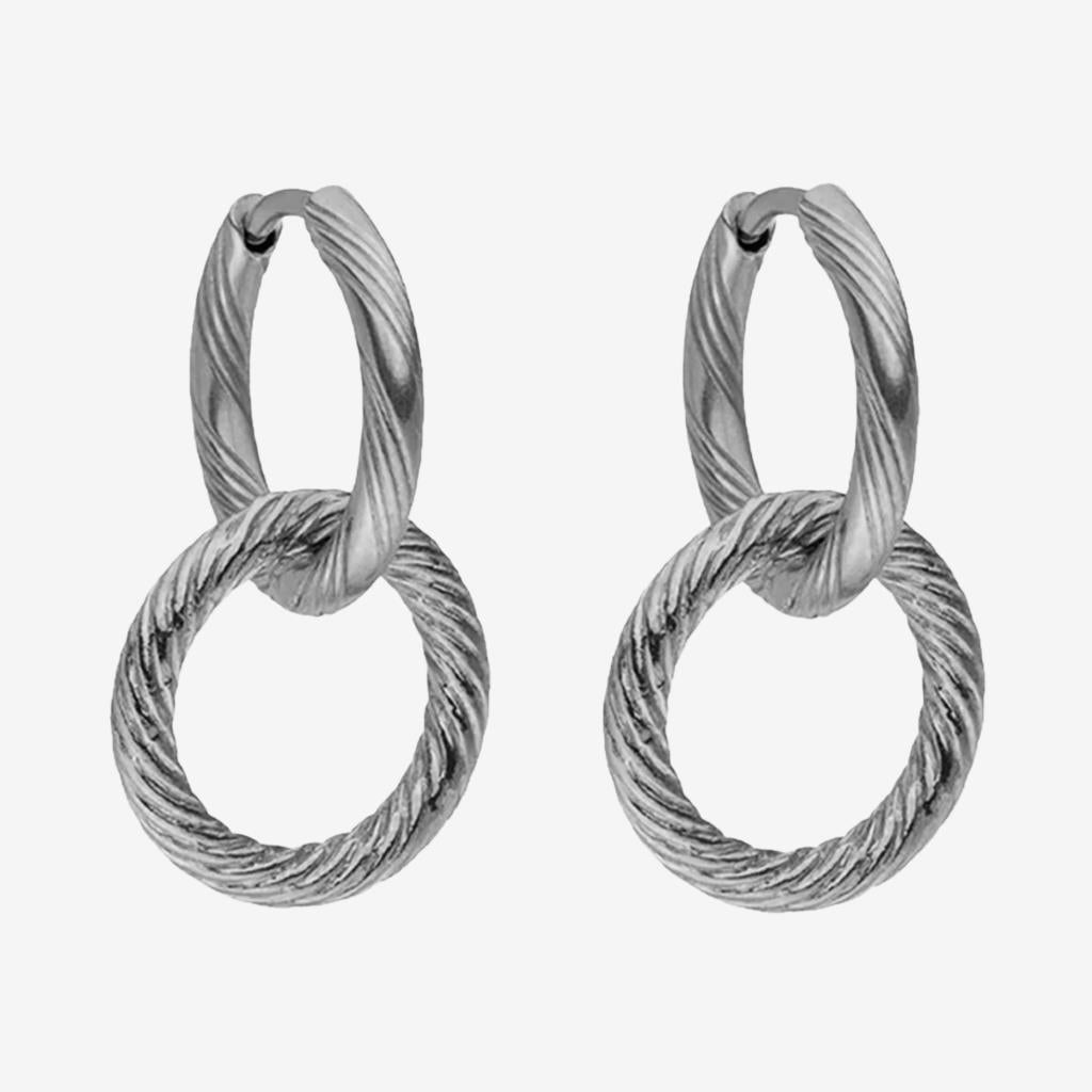 Double Hoops Ohrringe