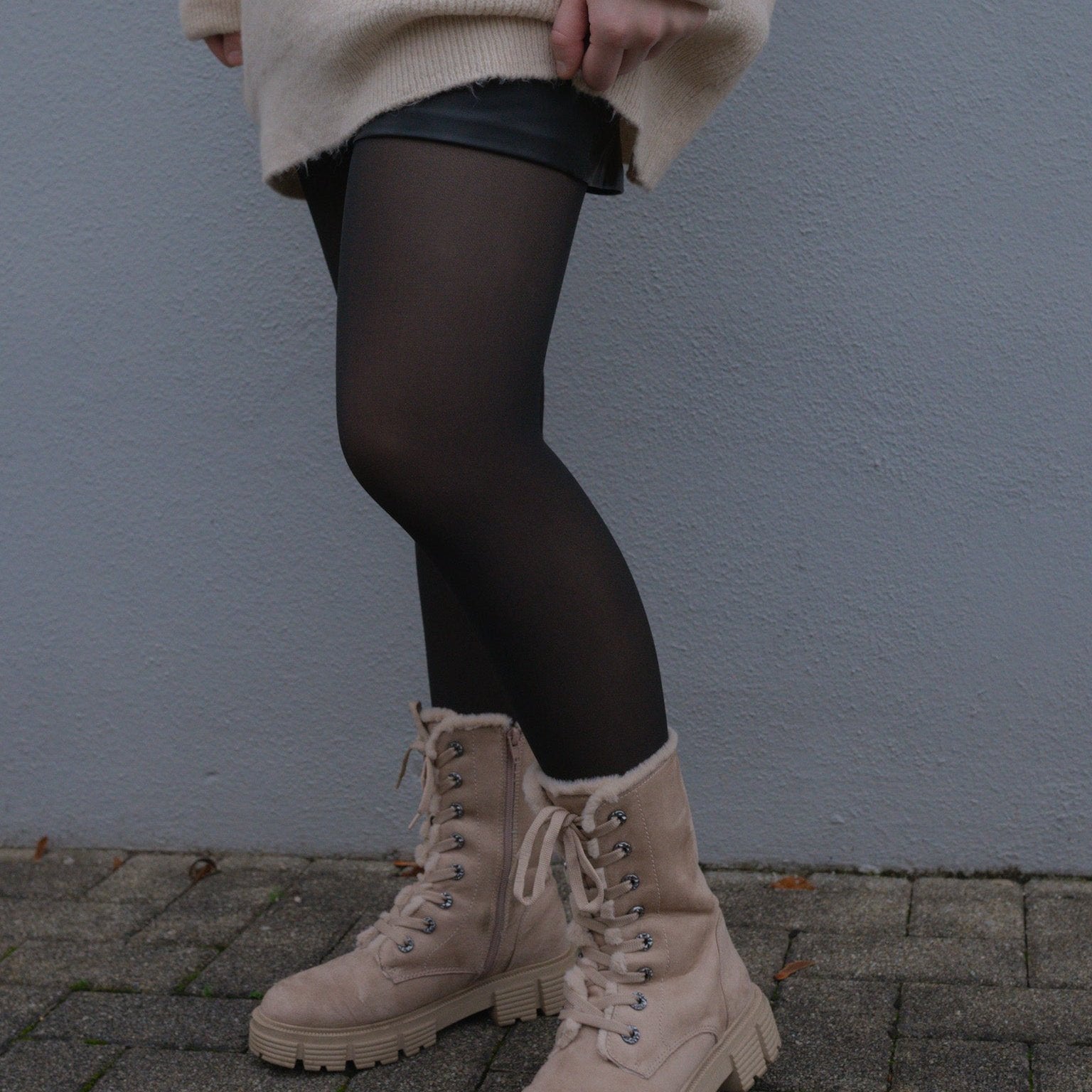 Gefütterte Strumpfhose